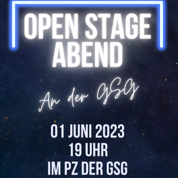 Es wird wieder gerockt (und mehr): Open-Stage-Abend (1. Juni)