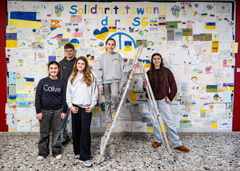 Ukraine-Wand erhält dauerhaften Standort