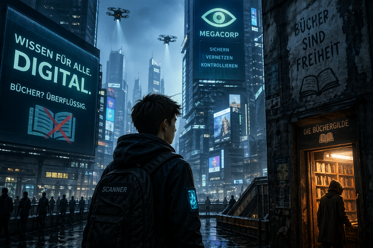 Spannung aus der Zukunft: Vorleseaktion in der Bibliothek