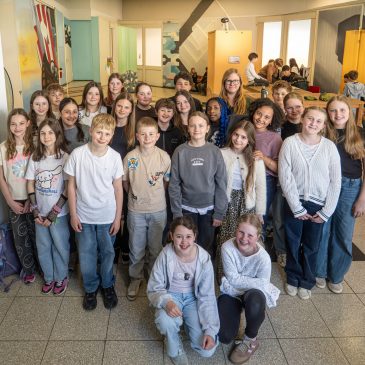 Junge Helfer:innen für die Pausen werden ausgebildet