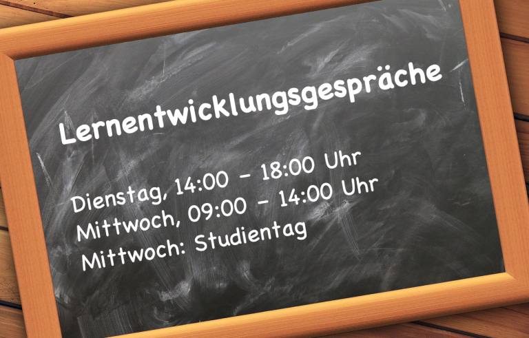 Herzlich willkommen zu den Lernentwicklungsgesprächen!