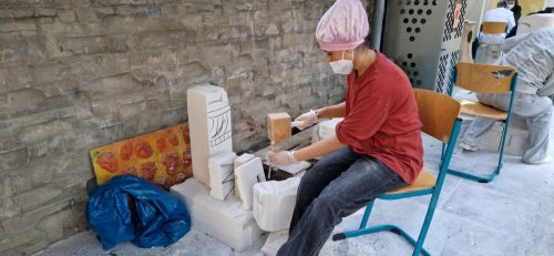 Aegypt.-Skulptur-Arbeit2